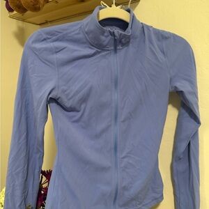 Aritzia Light Blue Zip-Up Jacket